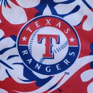 Texas Rangers Hawaiian Shirt